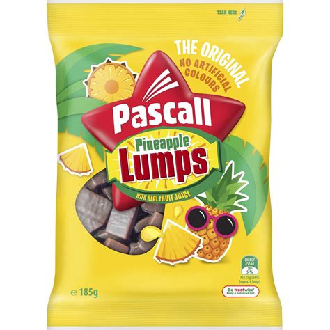 Pascall Pineapple Lumps Chocolate Candy 185g Woolworths