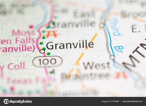 Granville Vermont Usa Map Stock Photo By ©aliceinwonderland2020 411918406