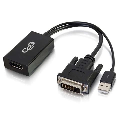 Dvi To Displayport Adapter Converter Adapters And Couplers Audio Video