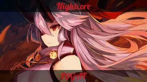Nightcore Idgaf [lyrics] [dua Lipa] Youtube