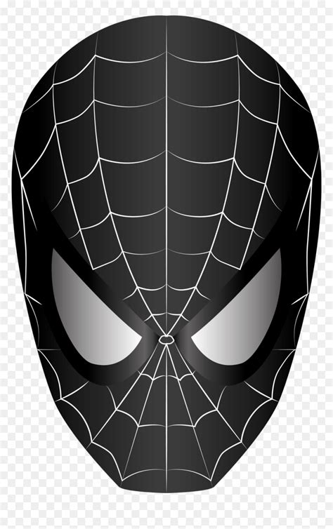 Black Spiderman Mask Clipart Spider Man Black Mask Png Transparent
