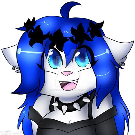 Kami Neko Headshot Commission By Kiwibunarpg On Deviantart