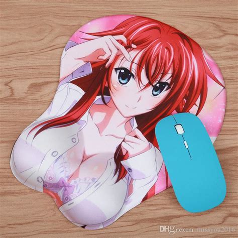 Fashion Hot Sale Sexy D Breast Mouse Pad Mat Wrist Rest Silica Gel