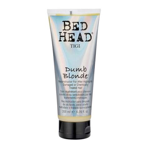 Tigi Bed Head Dumb Blonde Conditioner Reconstructor For Chemically