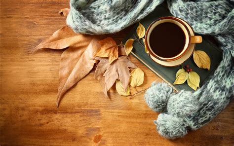 Autumn Coffee Cup Wallpaper By Jessicanguyen