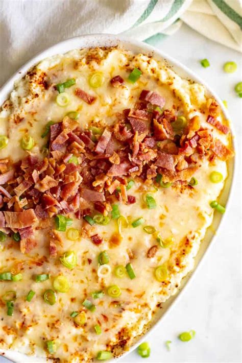 Bbc food has hundreds to choose from. Mashed cauliflower casserole with cheese and bacon ...