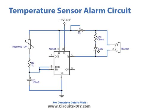 Schematic Diagram Of Temperature Sensor Circuit Diagram