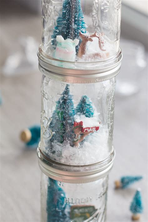 Diy Waterless North Pole Snowglobes Simply J And K