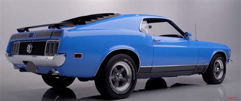 Grabber Blue 1970 Mustang Mach 1 Is The Perfect Pony Car Video
