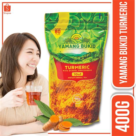 Original Yamang Bukid Turmeric 10 In 1 Tea 400g Herbal Tea
