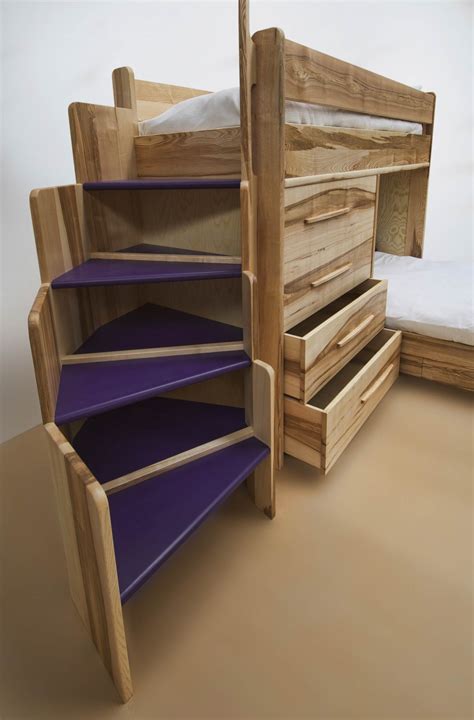 Bespoke Bunk Beds In Ash By Furniture Designer Daniel Lacey At Makers