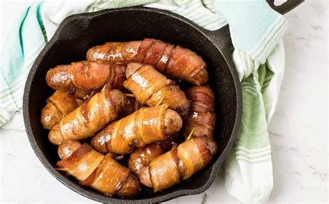 bacon wrapped sausages in the steam oven steam and bake