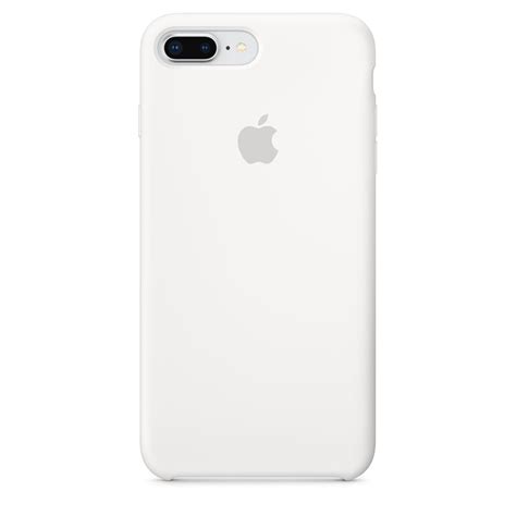 Iphone 8 Plus 7 Plus Silicone Case — White Apple Au
