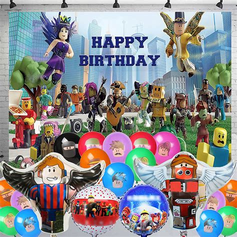 Buy Roo Blox Party Supplies Birthday Party Supplies Include Backdrop
