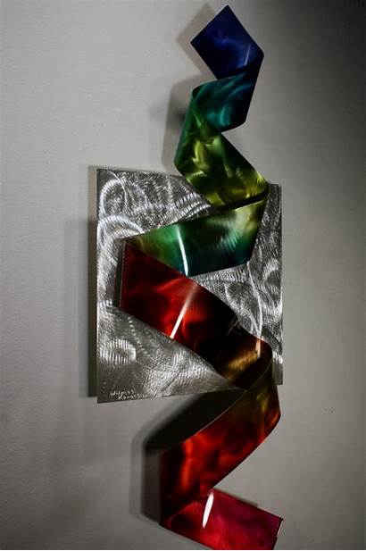 Wall Metal Unique Abstract Sculpture Decor Modern