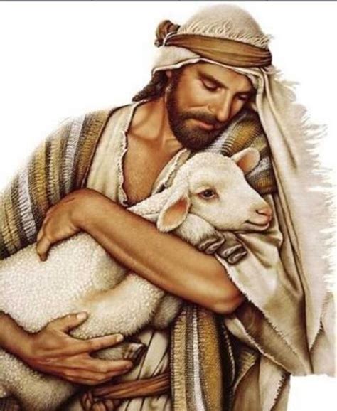 Jesus Holding A Lamb Lord Is My Shepherd The Good Shepherd Jesus