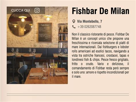 Flawless Milano The Lifestyle Guide 2023 Fishbar De Milan Milano