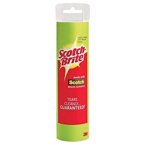 3m Scotch Brite Large Surface Lint Roller Refill Other Multicoloured