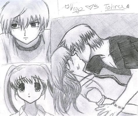 Kyo And Tohru Kiss By Iz U Mo On Deviantart