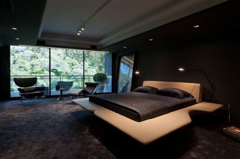 Skyfall Apartment By Studio Omerta Black Bedroom Design Modern
