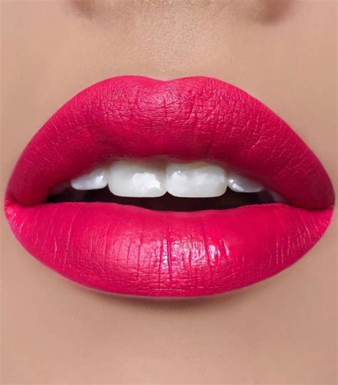 Perfect Lip Makeup Ideas Dark Pink Liquid Lipstick