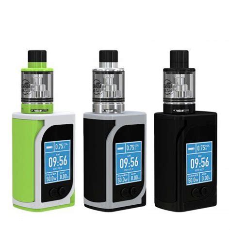 This vapor is inhaled by users for they can supply a single starter kit for a first time user as well as a vape mod for the aficionado or long term user. Eleaf iStick Kiya 50W Starter Kit With GS Juni Atomizer ...