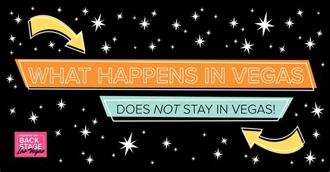 What Happens In Vegas Does Not Stay In Vegas