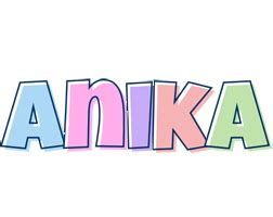 Anika Logo Name Logo Generator Candy Pastel Lager Bowling Pin Premium Style