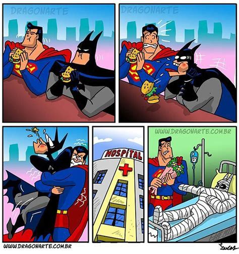 funny batman superman comics amino