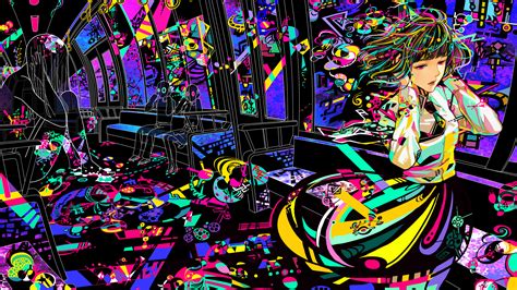 Psychedelic Anime Wallpapers Top Free Psychedelic Anime Backgrounds Wallpaperaccess