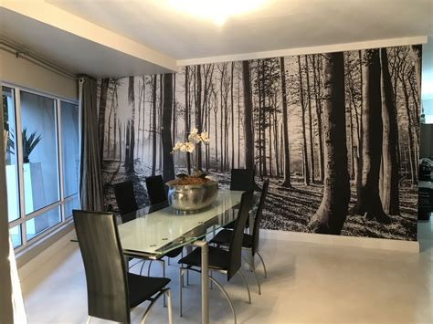 Forest Mural Dining Room Home Renovation Home Decor Home