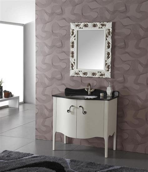 How to wear granite table tops. 36.5 Inch Transitional Single Sink Bathroom Vanity in ...