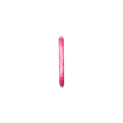 B Yours B Yours Double Dildo Jelly Pink Inch Bondage Fetish Store