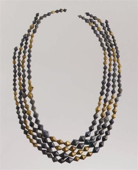 Necklace Beads Period Early Dynastic Iiia Date Ca 26002500 Bc