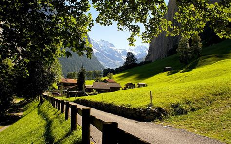 Hd Wallpaper Landscape Lake Switzerland Mountain Lake Lucerne 4k
