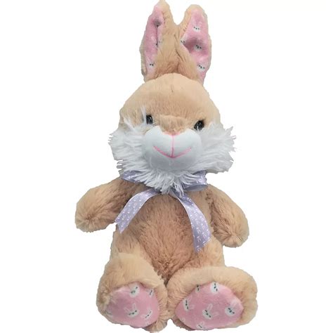 Tan Easter Bunny Plush 6in X 7 12in Party City