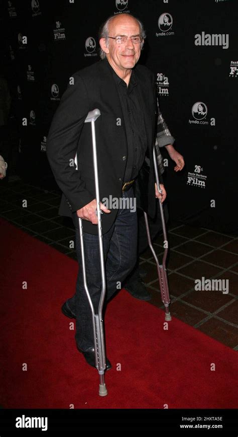 Christopher Lloyd At An Event Where Geoffrey Rush Was Honored With The