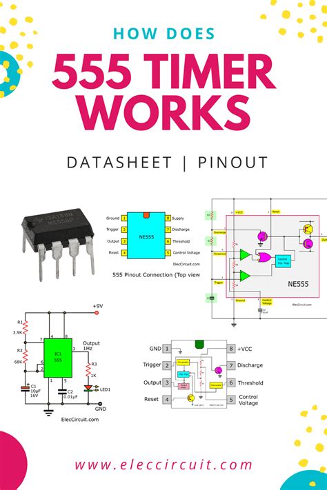 How Does Ne555 Timer Circuit Works Datasheet Pinout