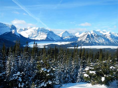 Fonds Decran Canada Saison Hiver Montagnes Photographie De Paysage