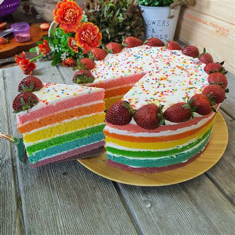 Resep Rainbow Cake Kukus Newstempo