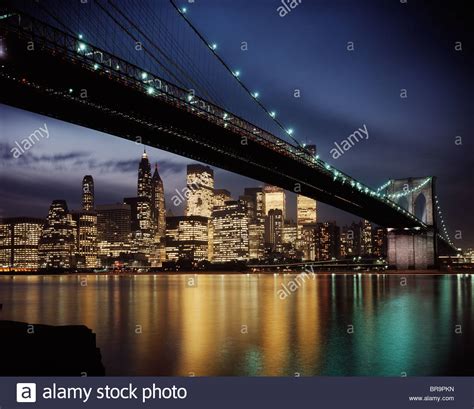 Night Time View Lower Manhattan Hi Res Stock Photography And Images Alamy