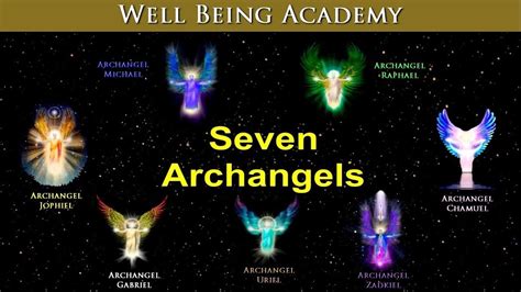 Seven Archangels Michael Raphael Chamuel Zadkiel Uriel Gabriel