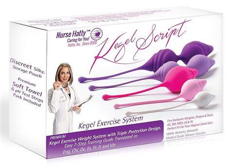 Amazon Com Nurse Hatty Kegel Exercise Weight System Progressive Weights Shapes For Xs Sm