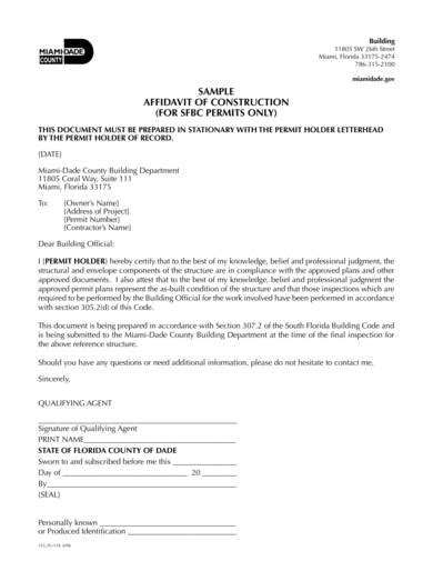 Contractor Affidavit Of Completion Fill Out Sign Online Dochub Gambaran