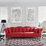 Chesterfield Large Living Room Sofa Classic Velvet Upholstered Couch 