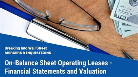 On Balance Sheet Operating Leases Financial Statements And Valuation Youtube
