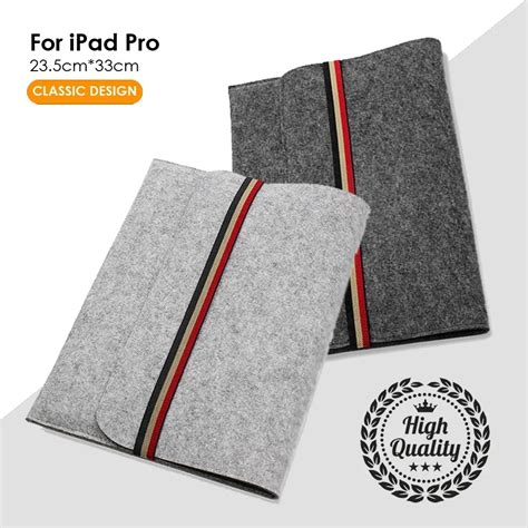 Pure Wool Felt Solid Tablet Sleeve Ipad Pro Bag Case For 97 129 Inch