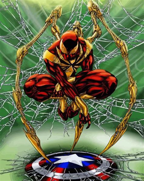 Iron Spider Superhero 5d Diamond Painting Diamondpaintingspro