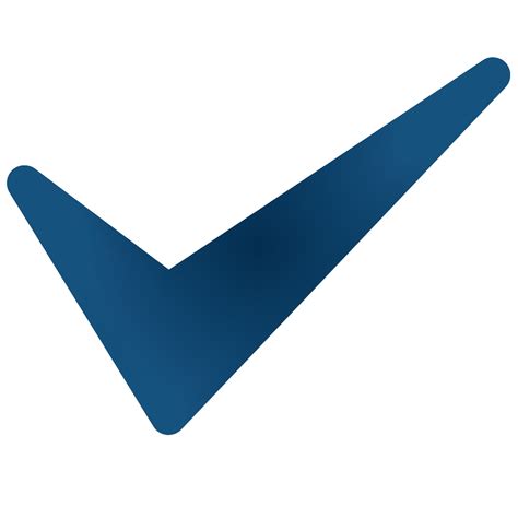 Blue Check Mark Png