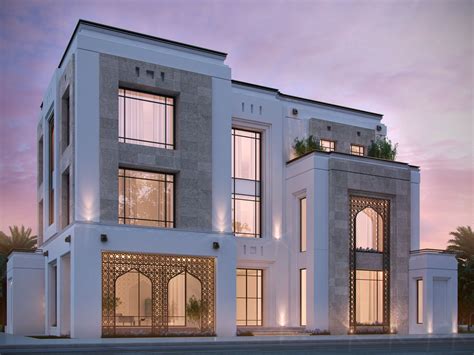 Private Villa 400 M Kuwait Sarah Sadeq Architects Classic Architecture